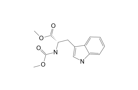methyl (2S)-3-(1H-indol-3-yl)-2-(methoxycarbonylamino)propanoate