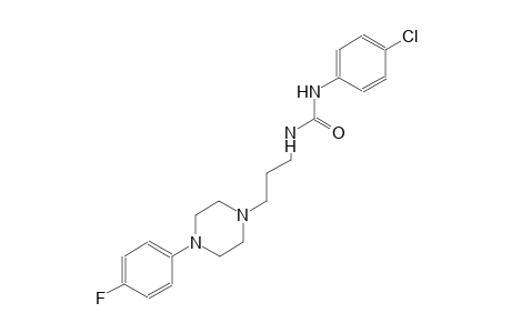 urea, N-(4-chlorophenyl)-N'-[3-[4-(4-fluorophenyl)-1-piperazinyl]propyl]-