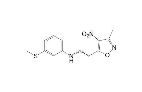 3-methyl-5-{2-[m-(methylthio)anilino]vinyl}-4-nitroisoxazole