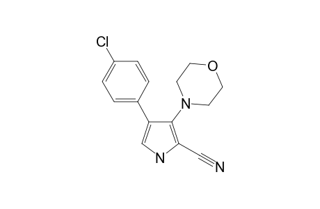 4-(4-chlorophenyl)-3-morpholin-4-yl-1H-pyrrole-2-carbonitrile