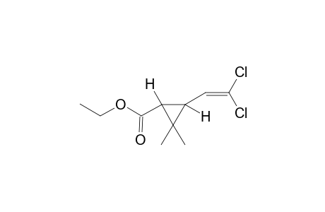 Ethyl 3-(2,2-dichlorovinyl)-2,2-dime-1-cy-clopropanecarboxylate