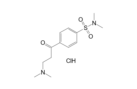 p-[3-(dimethylamino)propionyl]benzenesulfonamide, hydrochloride