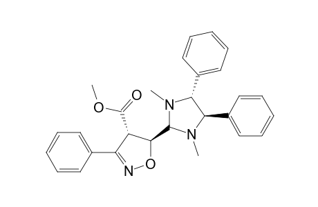 Methyl trans-3-Phenyl-5-(trans-1,3-dimethyl-4,5-diphenylperhydro-2-imidazolyl)-2-isoxazoline-4-carboxylate