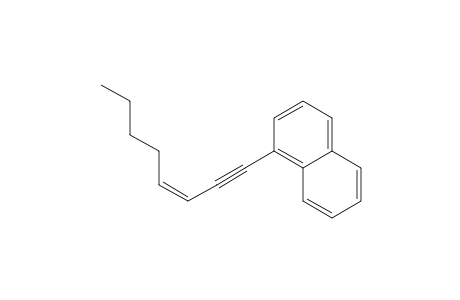 (Z)-1-(1-Naphthyl)oct-3-en-1-yne