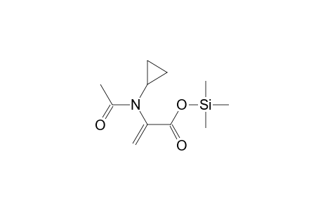 Trimethylsilyl methylenecyclopropyl-acetyl-amino-ethanoate