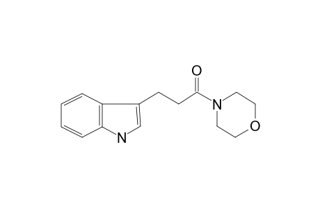 Propionic acid, 3-indolyl-, morpholide