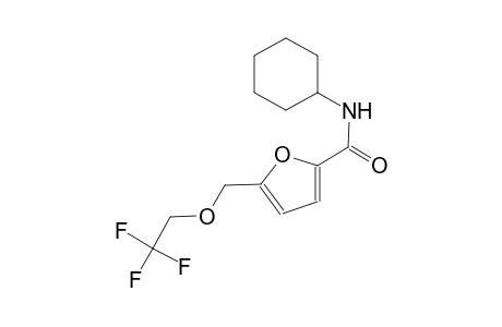 N-cyclohexyl-5-[(2,2,2-trifluoroethoxy)methyl]-2-furamide