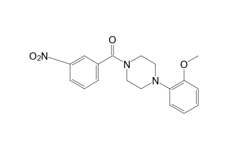 1-(o-Methoxyphenyl)-4-(m-nitrobenzoyl)piperazine