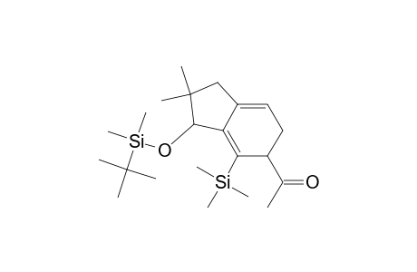 1-[3-[tert-butyl(dimethyl)silyl]oxy-2,2-dimethyl-4-trimethylsilyl-1,3,5,6-tetrahydroinden-5-yl]ethanone
