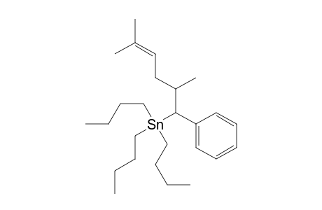 Stannane, tributyl(2,5-dimethyl-1-phenyl-4-hexenyl)-, (R*,R*)-(.+-.)-