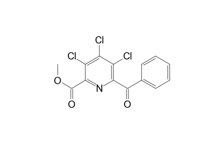 Methyl ester of 6-benzoyl-3,4,5-trichloro-2-pyridinecarboxylic acid