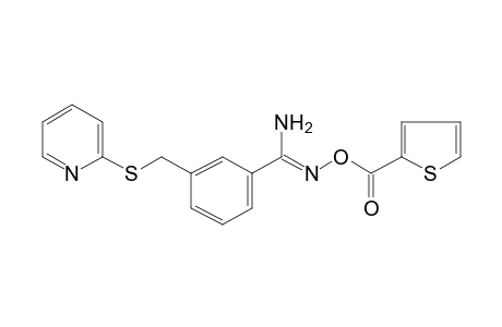 alpha-[(2-pyridyl)thio]-O-(2-thenoyl)-m-toluamidoxime
