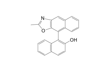 2-Naphthalenol, 1-(2-methylnaphth[2,3-d]oxazol-9-yl)-