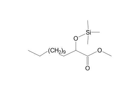 Methyl 2-trimethylsiloxy-tetradecanoate