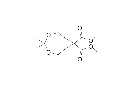 Dimethyl 4,4-dimethyl-3,5-dioxabicyclo[5.1.0]octane-8,8-dicarboxylate