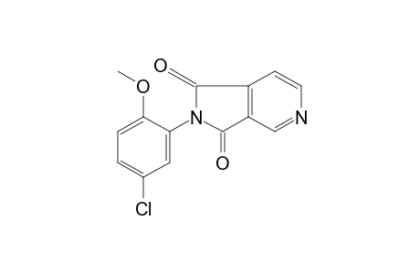 N-(5-chloro-2-methoxyphenyl)-3,4-pyridinedicarboximide