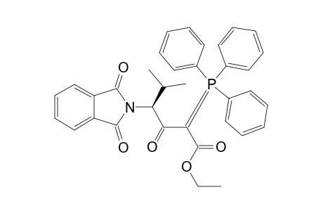 ETHYL-(4S)-5-METHYL-3-OXO-4-PHTHALIMIDO-2-TRIPHENYL-PHOSPHORANYLIDENE-HEXANOATE