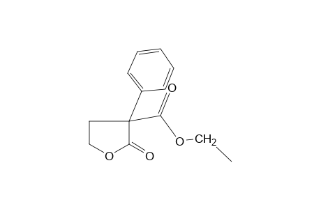 2-oxo-3-phenyltetrahydro-3-furoic acid, ethyl ester