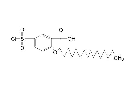 5-(chlorosulfonyl)-2-(hexadecyloxy)benzoic acid