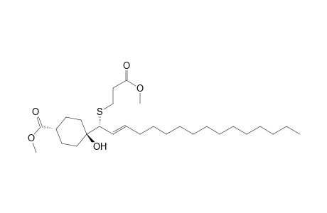 Methyl [4(R)-[1.alpha.,4.beta.,4(Z)]]-4-Hydroxy-4-[1-[(3-methoxy-3-oxopropyl)thio]-2-hexadecenyl]cyclohexanecarboxylate