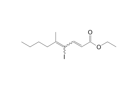 (2E,4E)-4-Iodo-5-methyl-2,4-nonadienoate