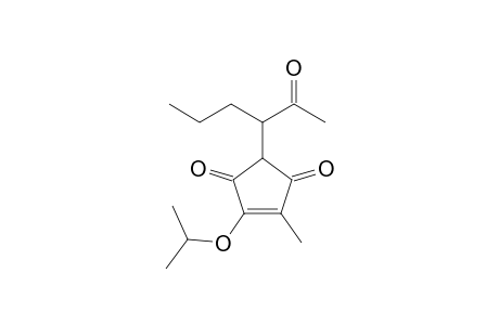 2-(1-acetylbutyl)-4-isopropoxy-5-methyl-cyclopent-4-ene-1,3-dione