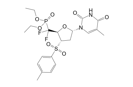 1-[(2S,4S,5R)-5-[diethoxyphosphoryl(difluoro)methyl]-4-(4-methylphenyl)sulfonyl-2-oxolanyl]-5-methylpyrimidine-2,4-dione