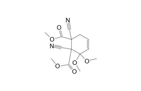 (Z / E)-3,3-Dimethoxy-4,5-dicyano-4,5-bis(methoxycarbonyl)-cyclohex-1-ene