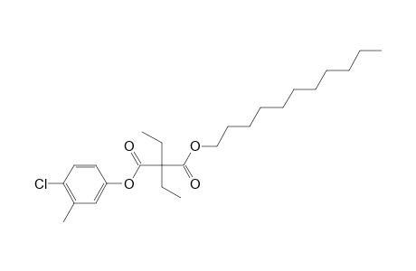 Diethylmalonic acid, 4-chloro-3-methylphenyl undecyl ester