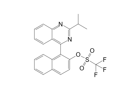 1-(2-Isopropylquinazolin-4-yl)-2-naphthyl(trifluoromethyl)sulfonate