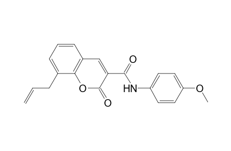 8-Allyl-N-(4-methoxyphenyl)-2-oxo-2H-chromene-3-carboxamide