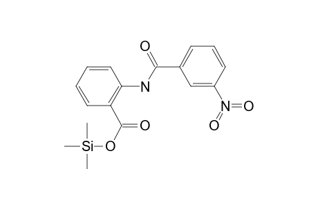 2-[(3-Nitrobenzoyl)amino]benzoic acid, tms derivative