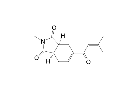 1H-Isoindole-1,3(2H)-dione, 3a,4,7,7a-tetrahydro-2-methyl-5-(3-methyl-1-oxo-2-butenyl)-, cis-