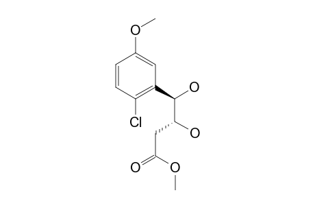 (3R,4R)-4-(2-Chloro-5-methoxy-phenyl)-3,4-dihydroxy-butyric acid methyl ester