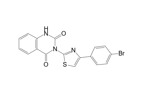 3-[4-(4-bromophenyl)-1,3-thiazol-2-yl]-1H-quinazoline-2,4-dione