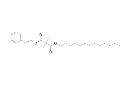 Dimethylmalonic acid, 2-phenethyl tridecyl ester