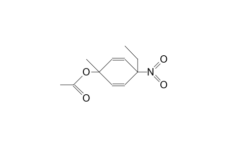 4-ETHYL-1-METHYL-4-NITRO-CYCLOHEXA-2,5-DIENYL-ACETATE;(DIASTEREOMER-A)
