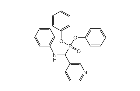 [anilino(3-pyridyl)methyl]phosphonic acid, diphenyl ester