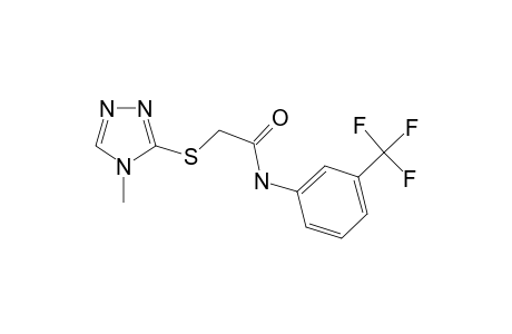 acetamide, 2-[(4-methyl-4H-1,2,4-triazol-3-yl)thio]-N-[3-(trifluoromethyl)phenyl]-