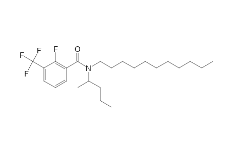 Benzamide, 2-fluoro-3-trifluoromethyl-N-(2-pentyl)-N-undecyl-