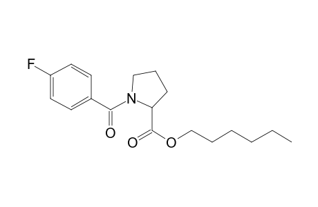 L-Proline, N-(4-fluorobenzoyl)-, hexyl ester