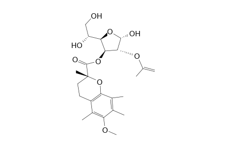 3-O-[(R)-3',4'-Dihydro-6'-methoxy-2',5',7',8'-tetramethyl-2H-[1]benzopyran-2'-ylcarbonyl]-2-O-isopropylidene-.alpha.-D-glucofuranose