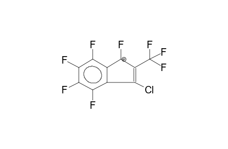 1-CHLOROPERFLUORO-2-METHYLINDENYL CATION