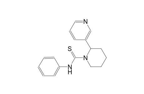 N-phenyl-2-(3-pyridinyl)-1-piperidinecarbothioamide