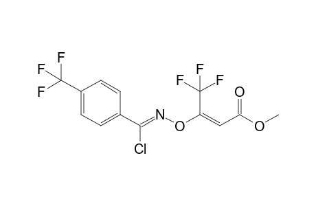 METHYL-3-(((4-(TRIFLUOROMETHYL)-PHENYL)-CHLOROMETHYLENE)-AMINO)-OXY-(4,4,4-TRIFLUORO)-BUTENOATE