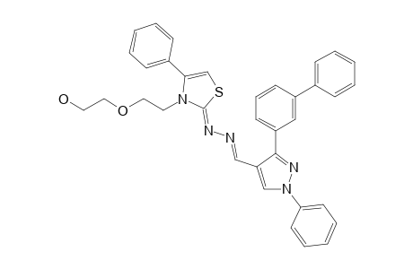 2-{2-[2-[[[3-(biphenyl-3-yl)-1-phenyl-1H-pyrazol-4-yl]methylene]-hydrazono]-4-phenylthiazol-3(2H)-yl]ethoxy}ethanol