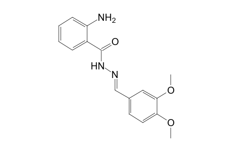 anthranilic acid, veratrylidenehydrazide