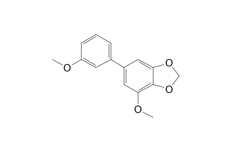 3-(7-Methoxy-1,3-benzodioxol-5-yl)phenol, methyl ether