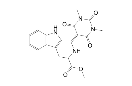 methyl 2-{[(1,3-dimethyl-2,4,6-trioxotetrahydro-5(2H)-pyrimidinylidene)methyl]amino}-3-(1H-indol-3-yl)propanoate