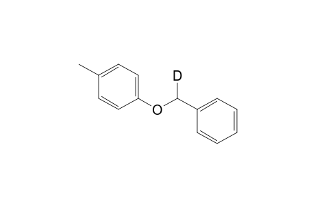 .alpha.-Deuteriobenzyl 4-methylphenyl ether